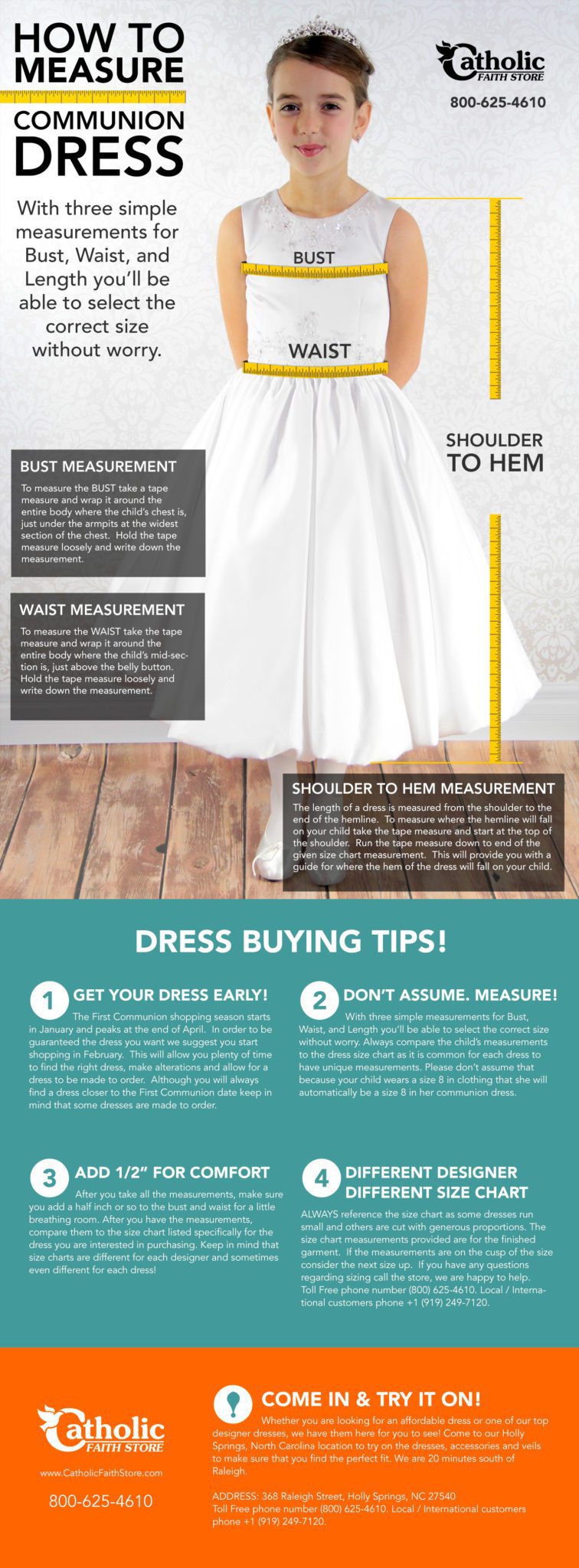 Dress Size Chart in PDF - Download