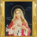 Immaculate Heart of Mary Framed Print