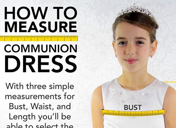 Measuring For A First Communion Dress – Infographic