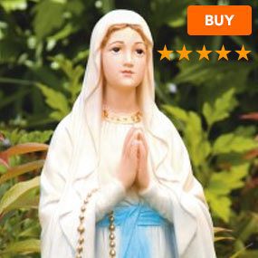 Our Lady of Lourdes Statue 26.5"