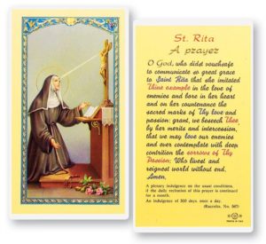 Saint Rita Prayer