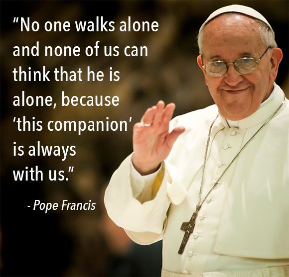 Pope Francis Angel Quote