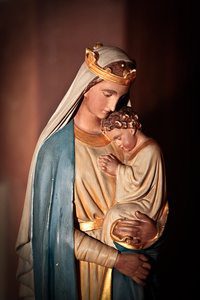 Mother Mary with Christ 