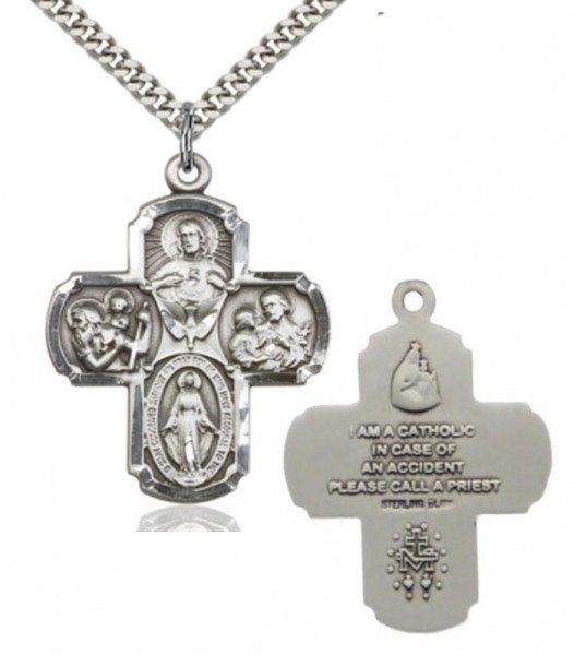 Classic Catholic Symbol - Five Way Medal 