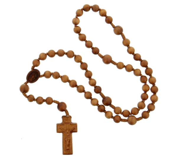 Jujube Wood 5 Decade Rosary